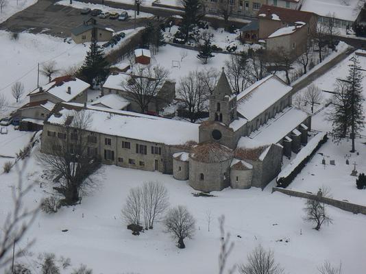 097-Nathanael_Martel-Leoncel_Abbey_under_snow.jpg