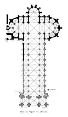 102-Eugene_Lefevre-Pontalis-Chaalis_-_Plan_Abbatiale-_Lefevre-Pontalis.jpg