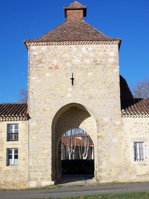 106-Florent_Pecassou_-Gate_tower_of_Flaran_Abbey__Valence-sur-Baise__Gers__France.JPG